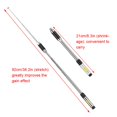 thumbnail image 2 of Antena de ganancia, antena de walkie talkie, antena de radio SMA, antena de walkie talkie, valor excepcional, 2 of 8