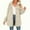 #0131-Beige, variant on Gift Lightweight Plush Teddy Jackets for Women Button Down Long Sleeve Coats Oversized Winter Warm Lapel Top Outerwear