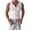 Shirts-White, variant on LEKWK Mens Henley Tank Top Sleeveless Button Placket Scoop Neck Ribbed Tops Slim Fit Stretch Muscle Shirt Casual Gym Workout Shirts Summer Layering Tees White L