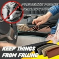thumbnail image 5 of 2Pcs Car Seat Gap Organizer, DELESYS Front Car Seat Crevice Storage Box | Car Seat Gap Filler Helps to Reduce Distracted Driving and Holds Phones, Glasses, Keys, Adjustable Storage Pockets 35x10.5cm, 5 of 6
