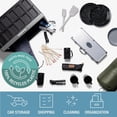 thumbnail image 4 of CleverMade Foldable Reusable Shopping Bag, 30L Collapsible EcoBasket Tote, Shadow Gray/Midnight Black, 4 of 7