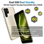 XGODY X60 4G T-Mobile Unlocked Android Phones, 16GB Unlocked Smartphone,6 IPS Cheap Cellphones,Gold