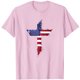 thumbnail image 4 of Haivin Women's Casual Short Sleeve Shirts Crew Neck Vintage Print Pullover Top Summer Fashion Outfits Clothes, 4 of 5