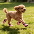 thumbnail image 5 of Surpdew Non Slip Dog Socks For Hardwood Floors,4Pack Anti-Slip Dog Grippy Socks To Prevent Licking Paws,Dogs Booties Paw Protectors With Double-Sided Traction For Small Medium Large Senior Dogs Pink, 5 of 6
