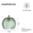 thumbnail image 2 of Hanging Pendant Light Plug In Glass Dining Room Glass Green Retro Lamp Plug In Chandelier, 2 of 4