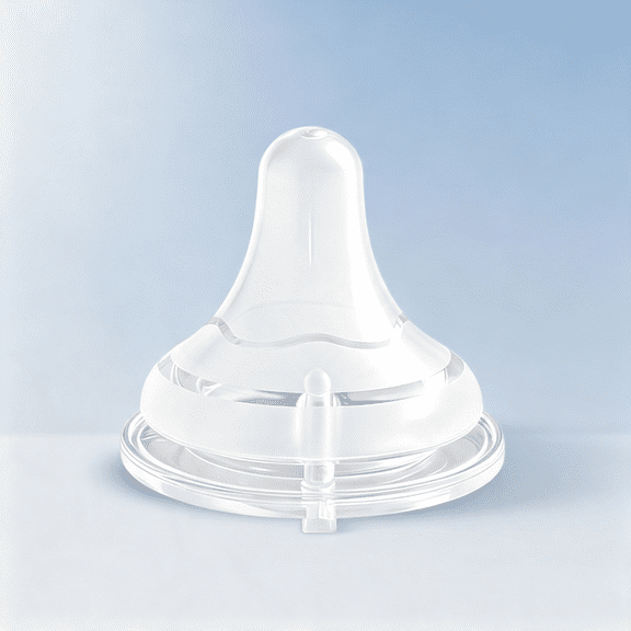 XIRQI Silicone Bottle Nipple, Anti Colic Nipples for Baby, Natural Feel, Ll, 9 Months , 4 Counts (Anti Colic Nipples for 4 Counts)