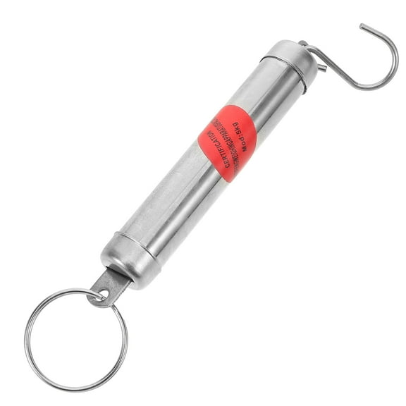 PAMINGONO Portable Silver Stainless Steel Hand Scale for Daily Weighing