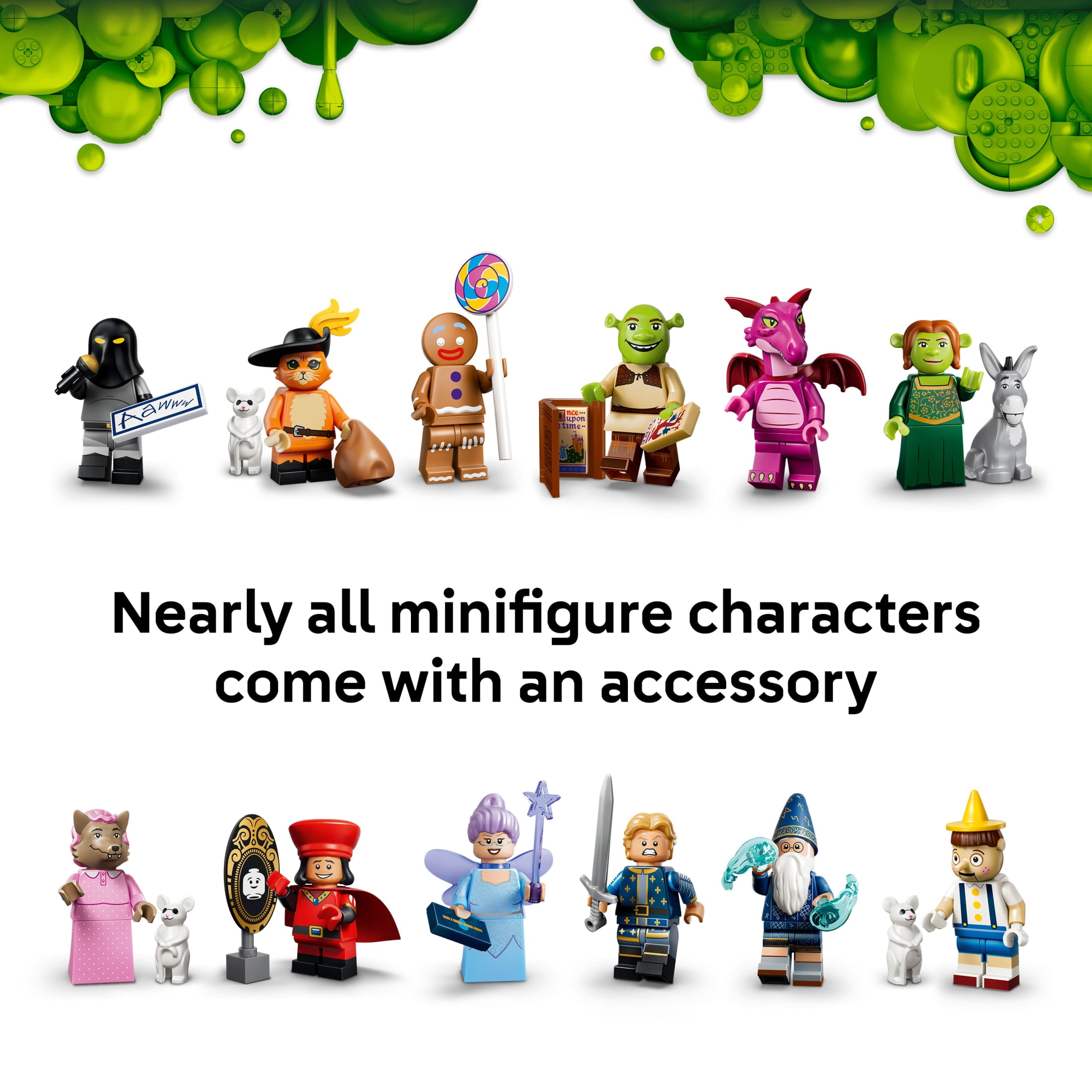 LEGO Minifigures Shrek Series 1-Pack - Mystery Box Set - 12 Shrek Toys to Collect for Boys & Girls, Ages 6+ - 71053