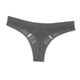thumbnail image 1 of Calzoncillos de ropa interior para mujer, bragas caladas elásticas de cintura baja, tangas en forma de T para Gris Yuyangstore bragas para mujer, 1 of 8