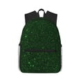 thumbnail image 1 of Fotbe Emerald Green Sparkling Mochila Ligera Casual para Laptop para Hombres y Mujeres, Mochila Impermeable de Uso Diario, Mochila para Universidad, 1 of 6