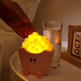 thumbnail image 4 of Lámpara de noche de silicona para dormitorio con lámpara táctil, decoración de mesa novedosa, luz nocturna, regalos divertidos para niños, bebés adultos que amamantan, 4 of 5
