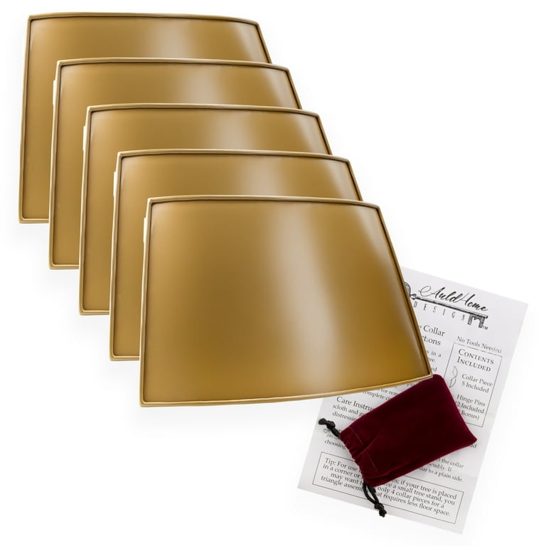 AuldHome Design Gold Farmhouse Tree Collar (29-Inch Diameter Base