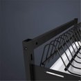 thumbnail image 4 of Wall-Mounted 304 Stainless Steel Kitchen Dish Drain Rack Black, 4 of 6
