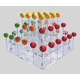 thumbnail image 1 of Soporte de acrílico para tartas, soporte de 3 niveles, soporte transparente para tartas, 48 agujeros, para bodas, fiestas de cumpleaños, caramelos decorativos, 1 of 7