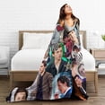 thumbnail image 5 of Tom-Holland Flannel Blanket All Season Warm Sofa Bed Blanket Soft Luxury Warm Living Room Bedroom 80x60 inch, 5 of 5