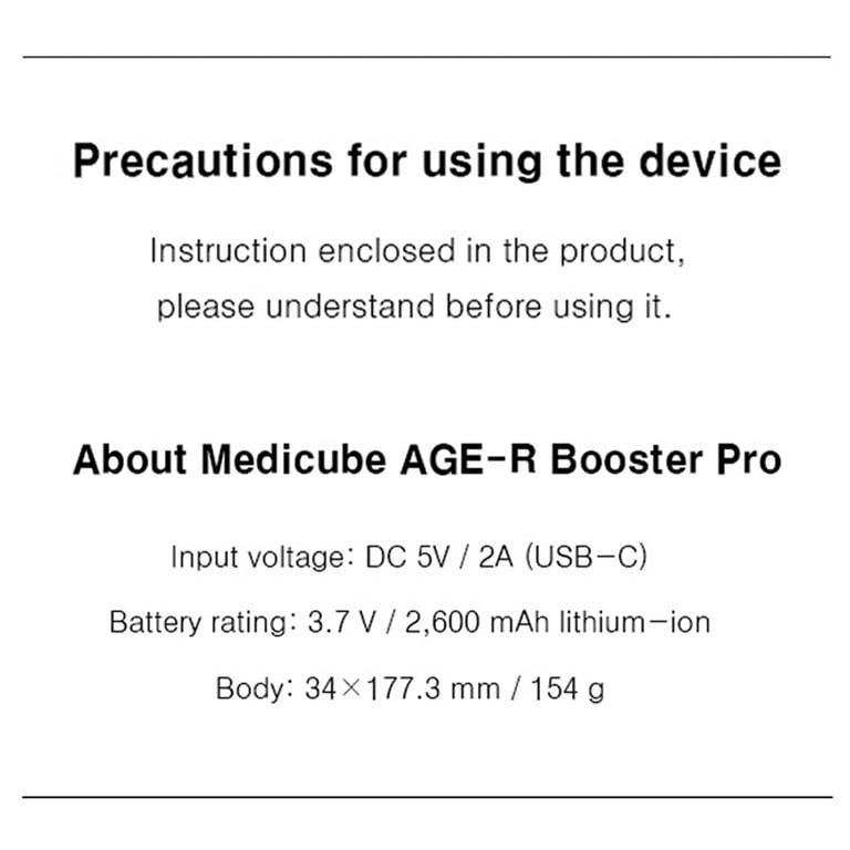 Medicube AGE-R Booster Pro, Professional Home Skin Care Medicube AGE-R Booster Pro, Professional Home Skin Care