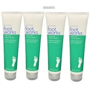 Bundle of 4 of Avon Foot Works Intensive Callus Cream 3.4 Fluid Ounces