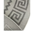thumbnail image 7 of Unique Loom Outdoor Trellis Collection Area Rug - Stars (6' 1" Round Gray/Silver), 7 of 7