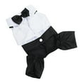 thumbnail image 2 of jiaroswwei Dog Bow Tie Suit Portable with Strap Cloth Stylish Pet Clothes for Outdoor, 2 of 8