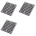 thumbnail image 1 of 3X Panel de Luz LED RGB 5050 de 8 X 8 con Matriz LED WS2812B de 8 X 8 con 64 Bits y Color Completo, 1 of 5