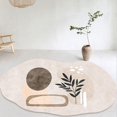 thumbnail image 1 of Rugs for Living Room Irregular Shape Modern Abstract Area Rug Aesthetic Rug for Livingroom Bedroom Diningroom Home Office Floor Carpet Rugs, 1 of 1
