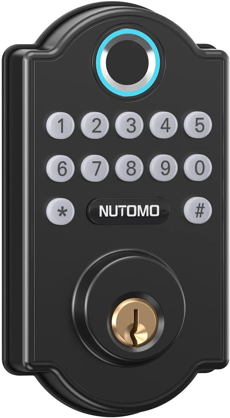 Keyless Entry Electronic Door Lock, 100 Customizable Fingerprints User