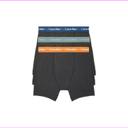 Calvin Klein Men's NU2666064 Cotton Stretch 3-Pack Boxer Brief Size XL