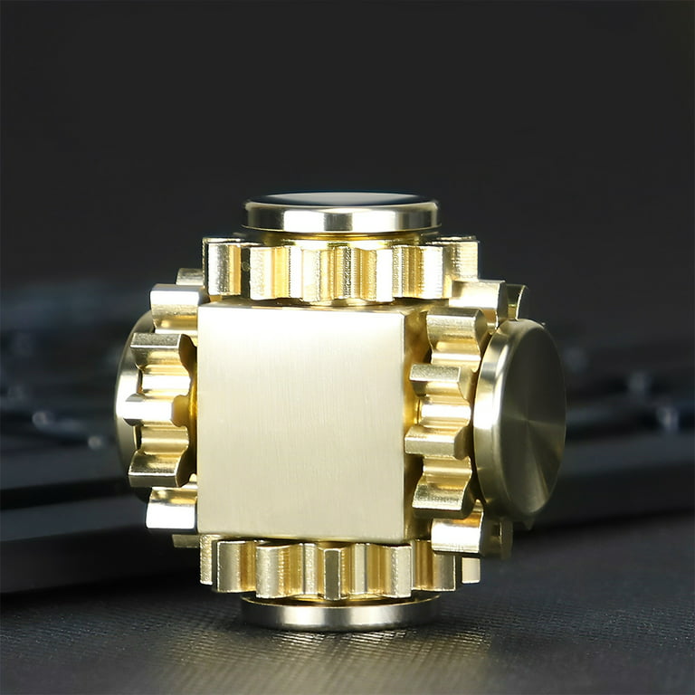 2 Pcs Fidget Beads Brass Worry Finger Skill Toy Spin & Bump for Fidget  Relief Size 7.8 Inches Long