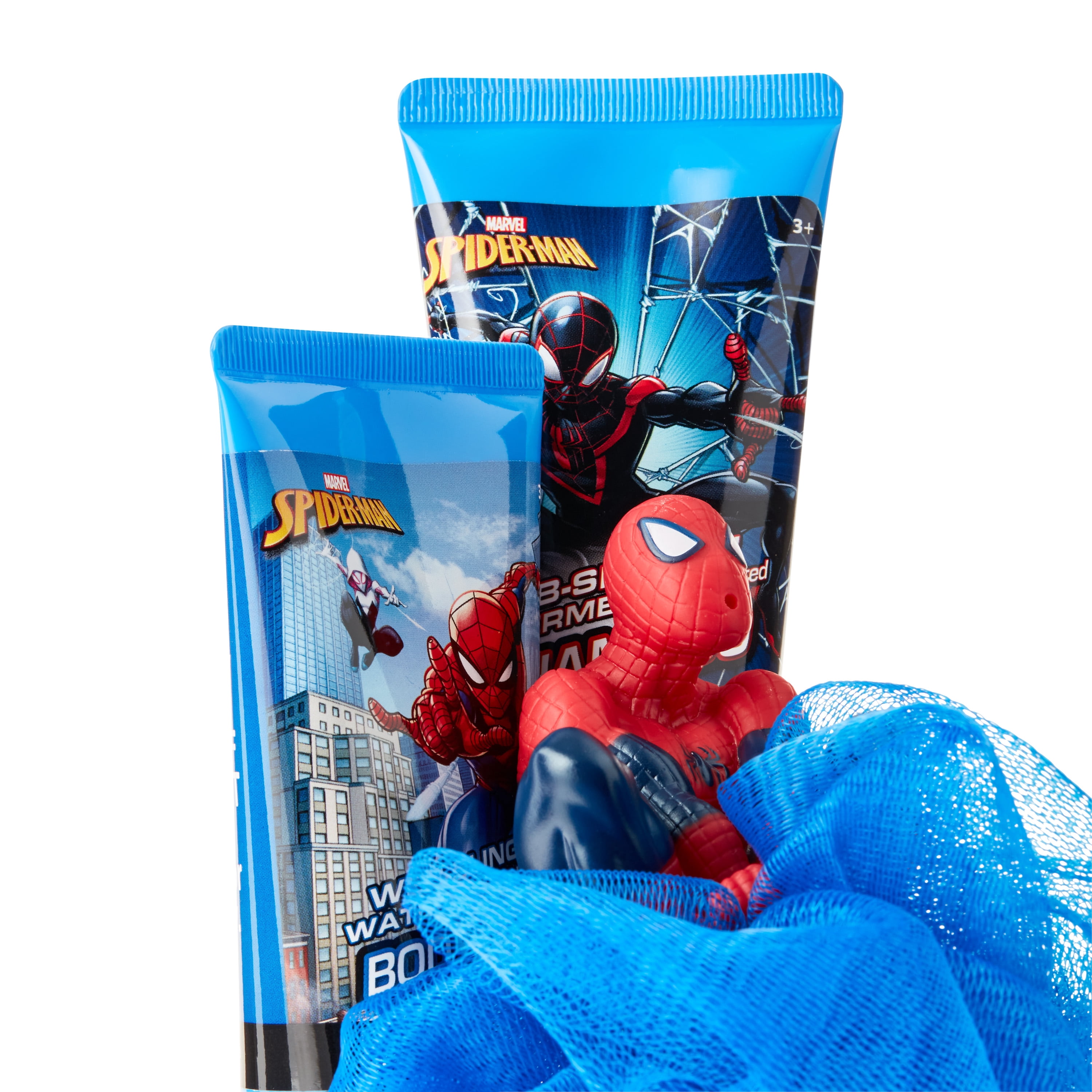 Spiderman Soap and Scrub Set, 3 Pieces, Watermelon Scented, Age 3+