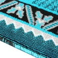 thumbnail image 5 of BizChair Southwest Native Decor, Runner Area Rug Turquoise (2 Feet X 7 Feet), 5 of 6