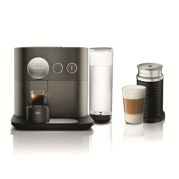 Nespresso Expert Espresso Machine By De Longhi With Aeroccino Anthracite Grey Walmart Com Walmart Com