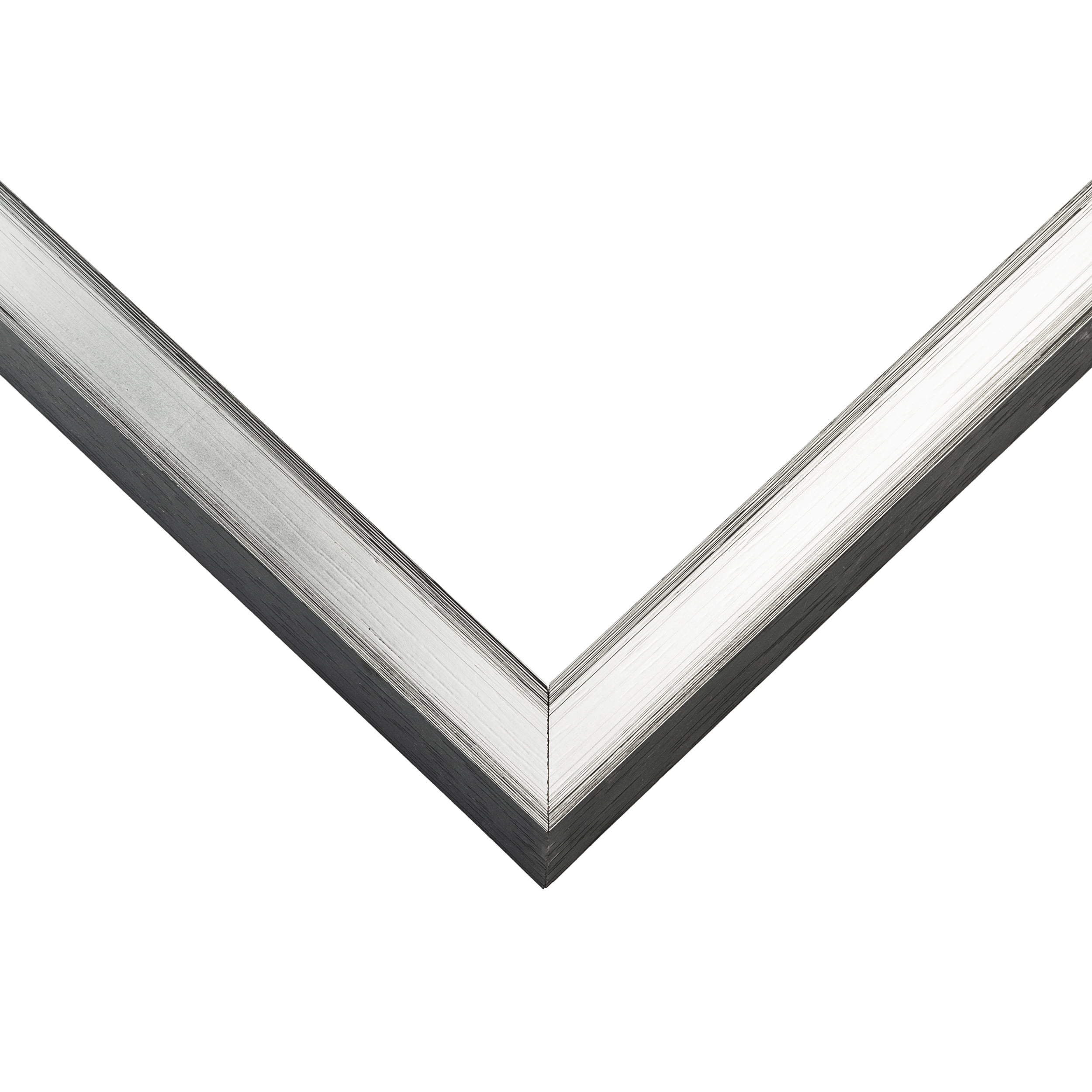 SILVERSTEIN　A-FRAME Brushed Silver Brushed Metal Silver Picture Frame Industrial Framing