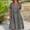 Brown, variant on Valentine Dresses for Women 2026 Casual Dresses Plus Size Fit & Flare Dress V-Neck Orange Short Sleeve Vacation Dress,L