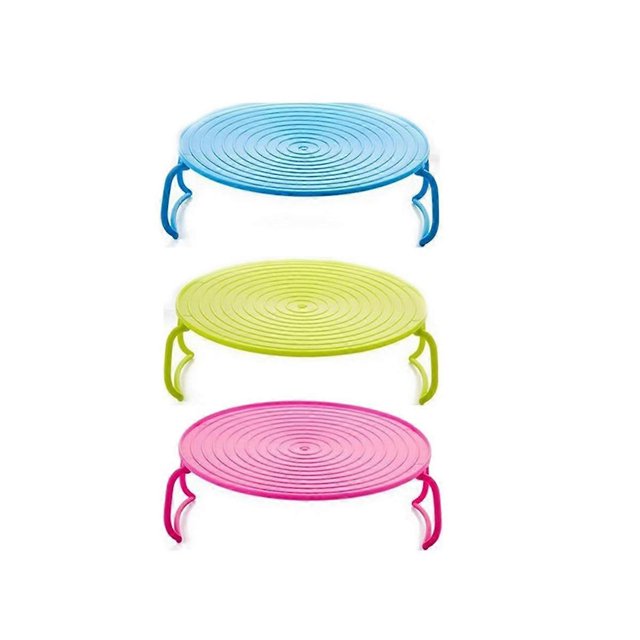 6PCS Microwave Tray,Microwave Folding Tray with Handles,Microwave Heating Layered Tray with Foldable Handles