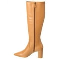 thumbnail image 2 of Stuart Weitzman Renegade Zip 75 Leather Knee-High Boot, 9, Brown, 2 of 5
