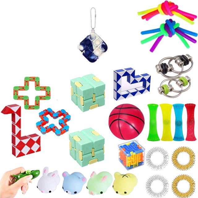 TheFound Réduisant le Stress Jouets pour Enfants et Adultes Assortiment de Jouets