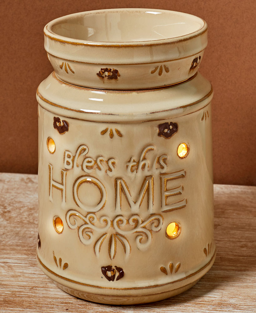 Bless This Home Large Tart Warmer