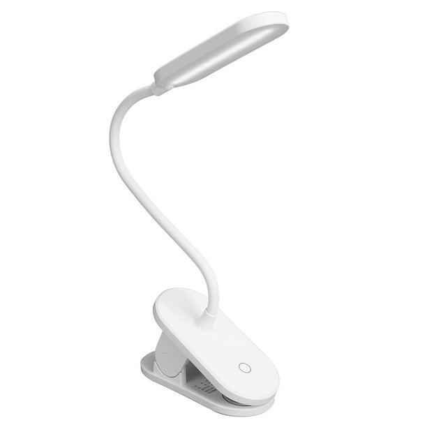 Clip de luz nocturna, lámpara de escritorio ClipOn, luces de clip de 360°, luz con clip diseñada por expertos