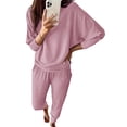 thumbnail image 1 of Conjunto de Buzo de 2 Piezas para Mujer PRETTYGARDEN Rosa Talla L, 1 of 8