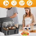 thumbnail image 2 of Protectores Salpicaduras de Silicona, Compatibles con para Airfryer 3000, Serie 5000, de Doble Cesta, para NA350, NA550, 3 L., 2 of 7