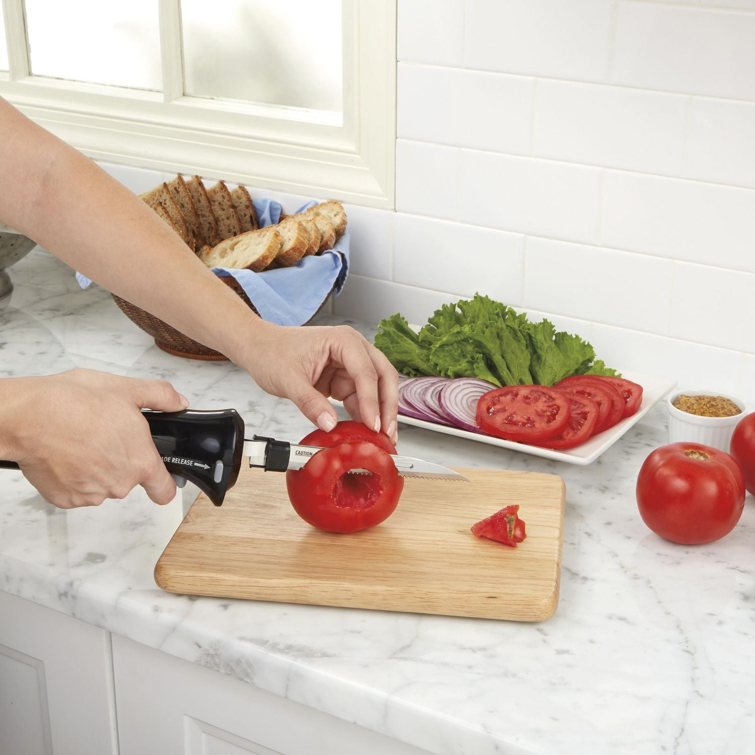 Hamilton Beach Electric Knife with Stainless Steel Blades and Storage Case (74275ZC)