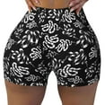 thumbnail image 2 of Honeii Snake Print Women's Workout Shorts, Gym Shorts for Active Wear, Sports Shorts,Women's Running Shorts,Quick Dry Athletic Shorts-Small, 2 of 8