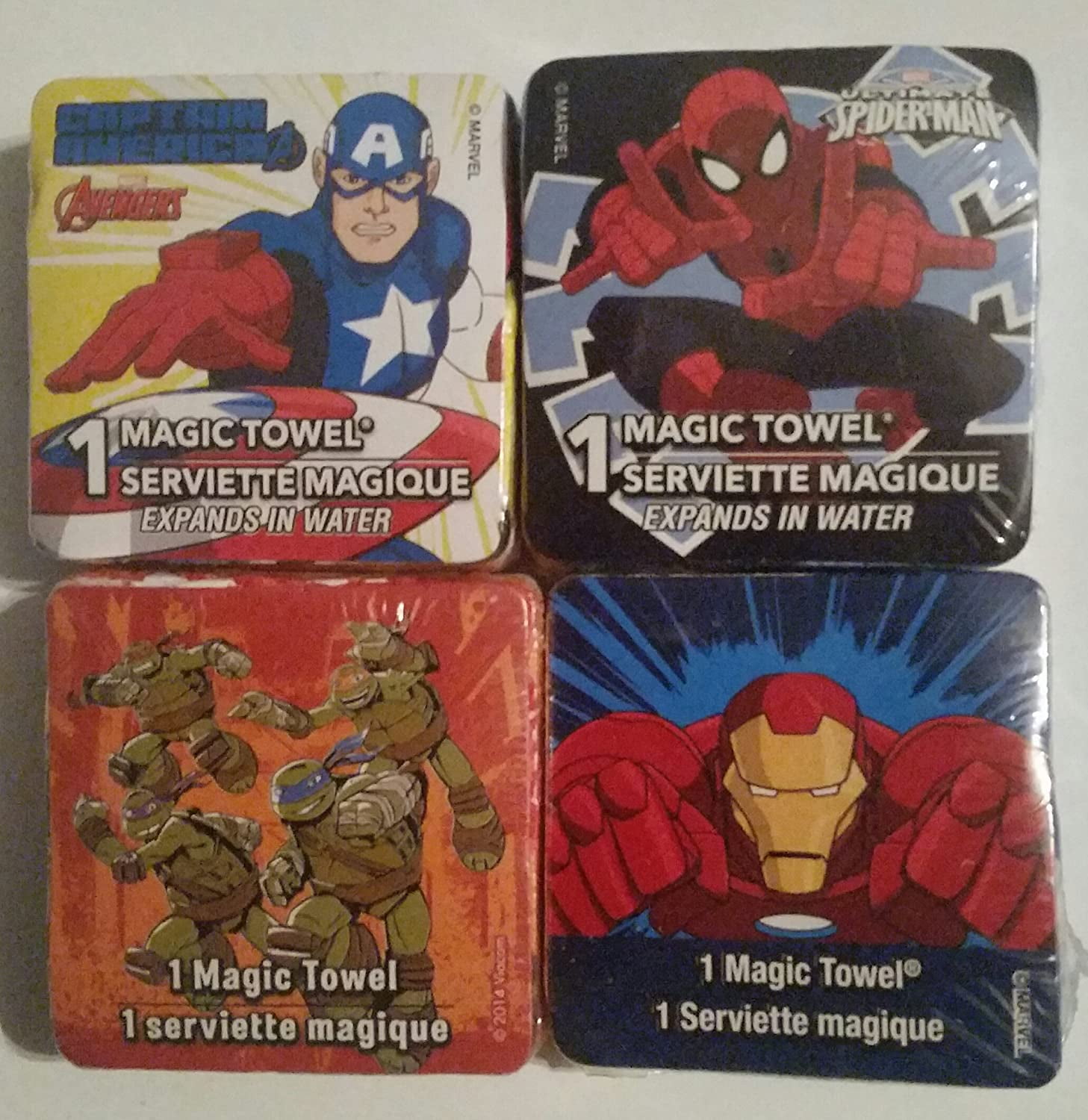 100% coton Serviette Magique Marvel Avengers Iron Man Magic Towel 