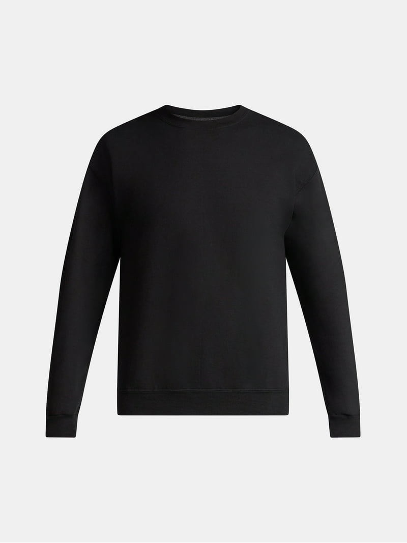 Athletic Works Men's and Big & Tall Men's Fleece Crewneck