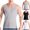 Black, variant on Mens Sleeveless Compression Top Crew Neck Design Stretch Fabric Tight Silhouette Moisture Wicking for Workout Sessions Black XXL