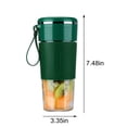 thumbnail image 3 of TIMIFIS Washing Machine Portable Blenders, Blenders for Shakes And, Fruit Juicer Usb Rechargeable with 6 Blades, Handheld Blenders for Sports Travel and Outdoors Apartment Essentials, 3 of 8