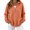 Orange(Womens Sweatshirts), variant on GUACER Long Sleeve Sweatshirts for Women Stand Collar Trendy Sport Loose Pullover Tops with Pockets