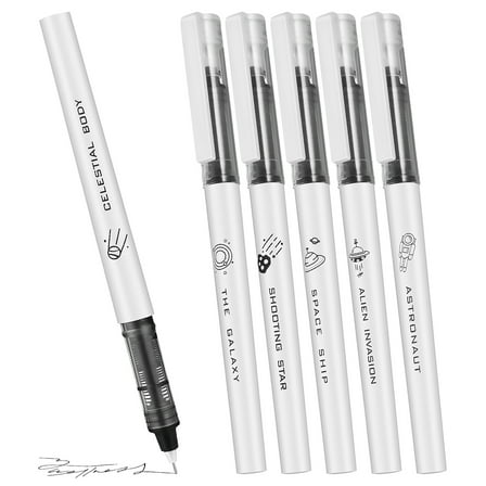 WORGEOUS 6 Pcs Journaling Pens Roller Tabletop Game Circulation Work Office