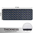 thumbnail image 5 of Kitchen Rugs Sets Of 2,Dark Blue Christmas Gingerbread Pattern Anti Fatigue Kitchen Mat Rugs Non Slip Washable,Decorative Kitchen Floor Mats for Kitchen,Sink,Laundry,17"x47"+17"x47", 5 of 5