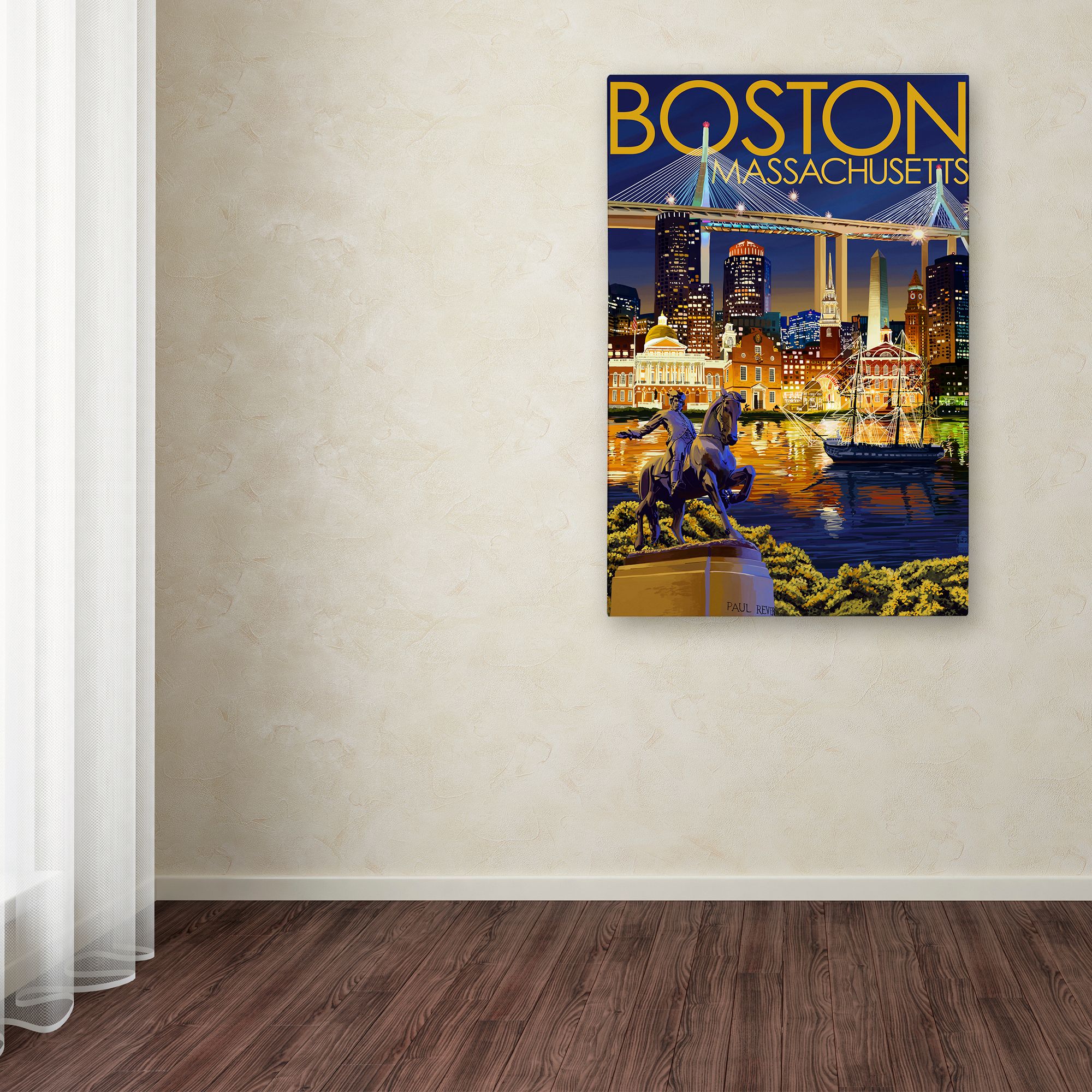 Trademark Fine Art 'Travel Poster 101' Canvas Art by Lantern Press